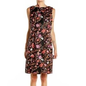 White House Black Market Floral Embroidered Sheath Dress. 0. NWT.